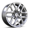 LS LPO, 22" (55.9 cm) Multi-split spoke Chrome wheels 