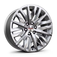 LS Wheels , 22" x 9" (55.9 cm x 22.9 cm) polished aluminum